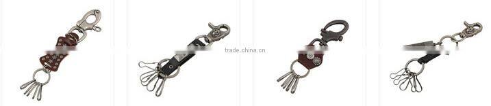 Men's Vintage leather accessories leather keychain
