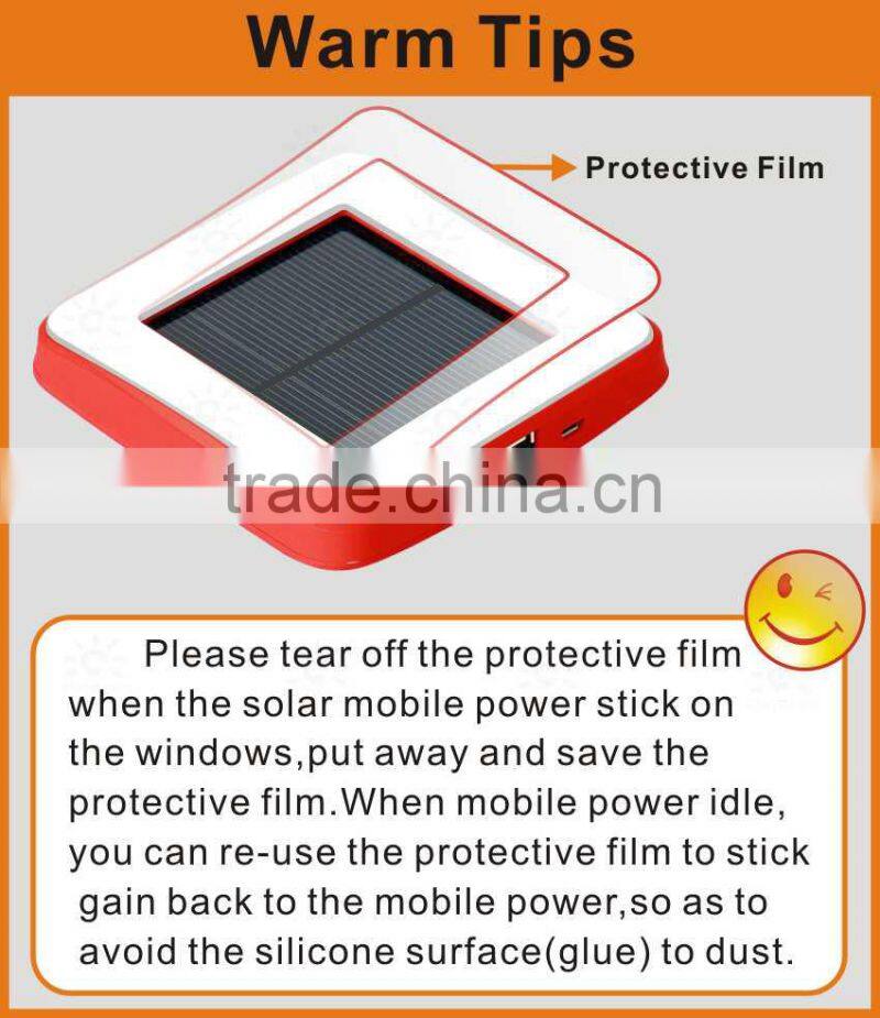 ABS protected material Lithium-ion polymer battery versatile solar bag