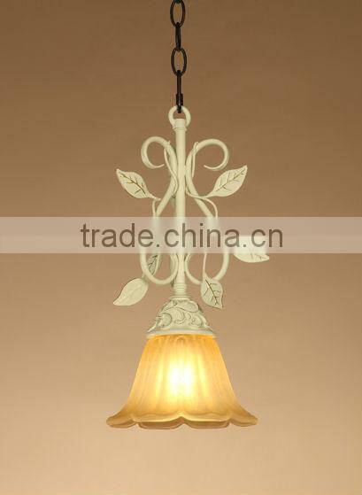 FOWDA white-Feather decoration chandelier