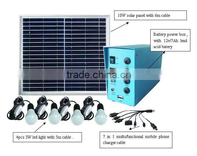 Durable and rechargable led solar light for rural and remote areas
