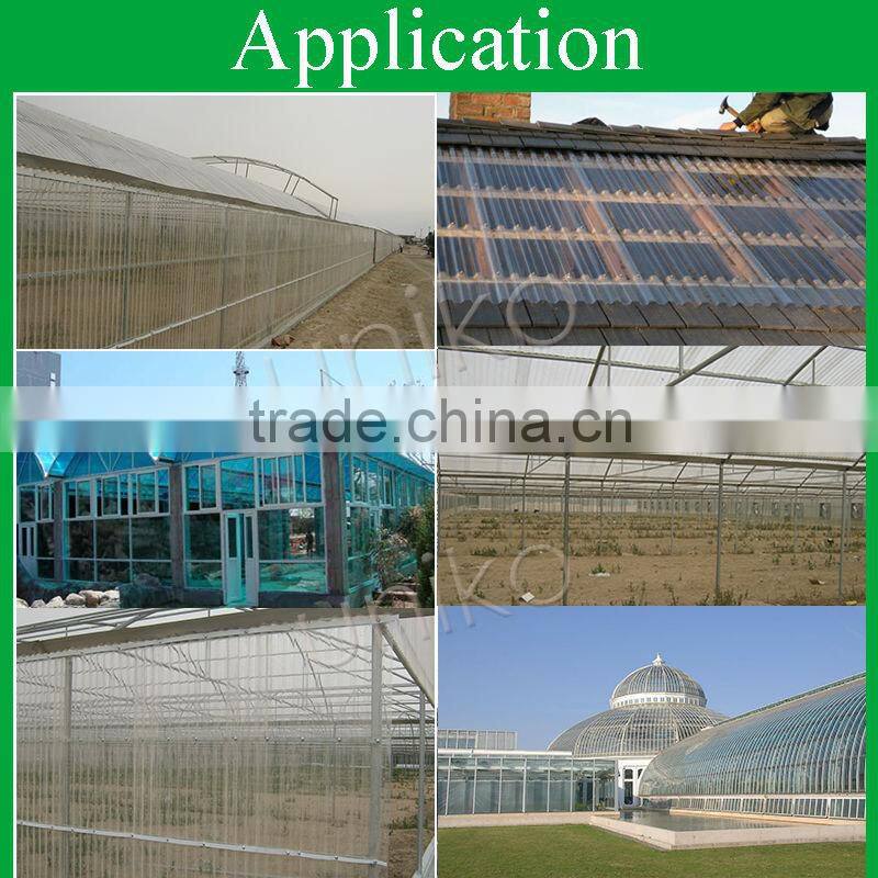 100% bayer makrolon 1mm clear and colored cheap carport polycarbonate corrugated sheet