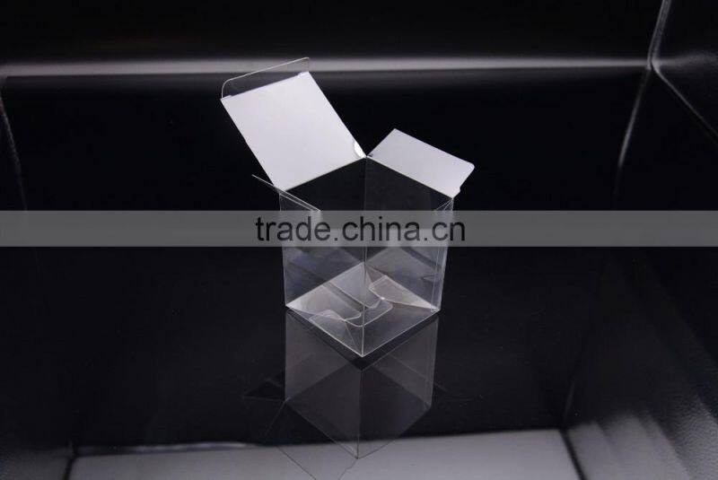 transparent plastic gift folding box