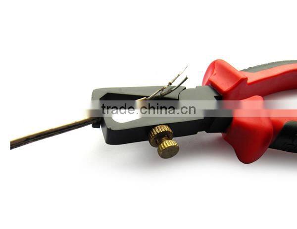 6 inch 160mm pvc handle end wire holding pliers wire stripper pliers