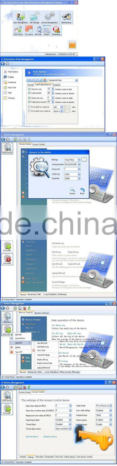 cheap employee fingerprint attendance machine price fingerprint time attendance system