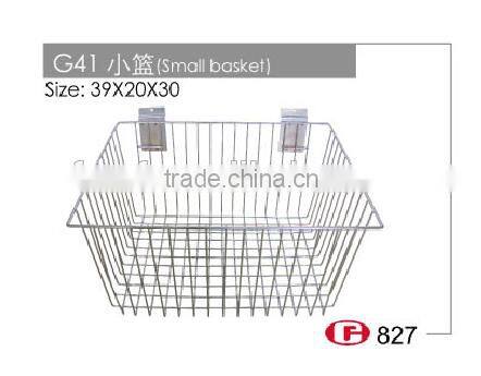 Eco-friendly metal chrome wire mesh small baskets G41