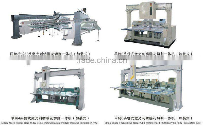 Laser Bridge for Embroidery Machine