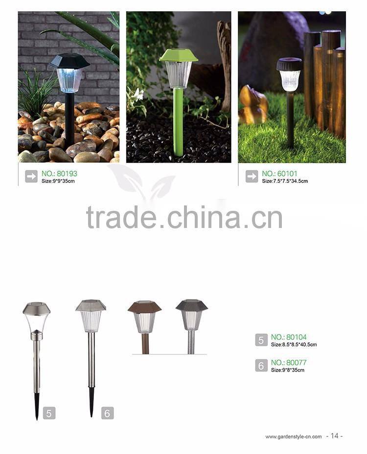 outdoor light plastic lawn light, festival tsolar garden light, colored solar garden modern lighting