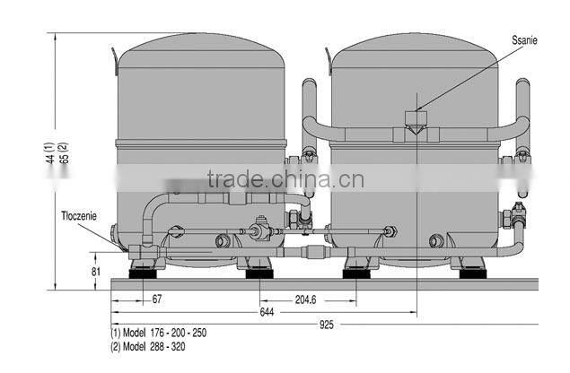 Danfoss Tandem Compressor MTM200T