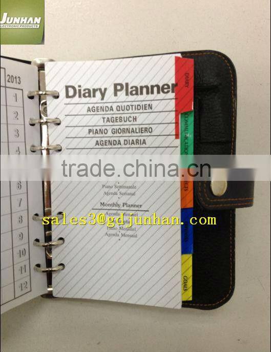 custom 2014 leather daily planner