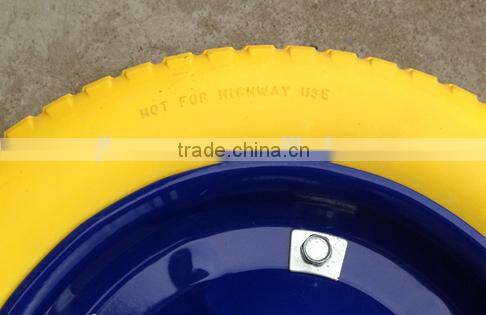 PU wheel for wheelbarrow