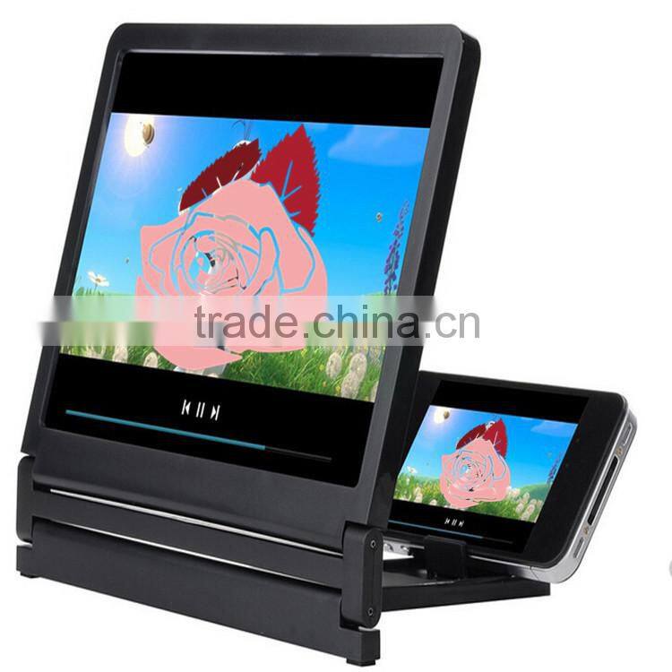 LCD LED screen magnifier Cellphone Magnifier /Enlarge stand for phone