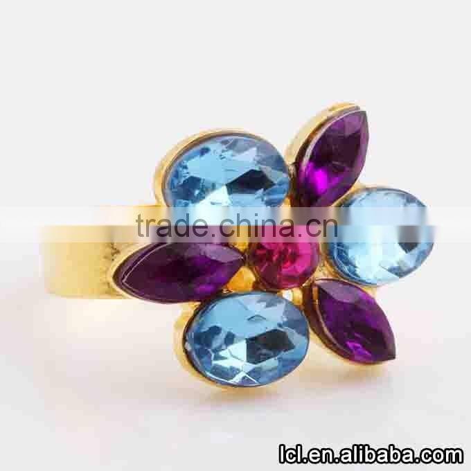 From china emerald stone ring, cheap wedding color ring