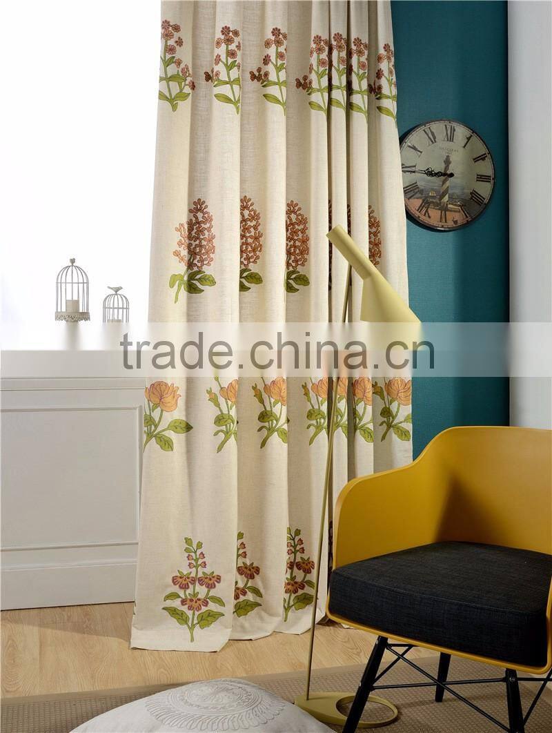Custom made Hang drape curtain for living room