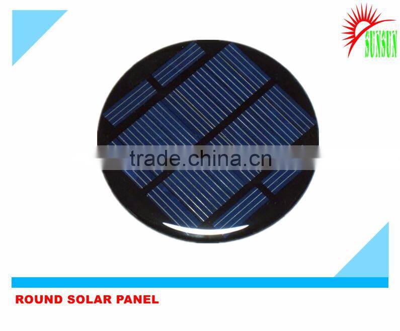 Epoxy PET 9V Mini Round solar panel