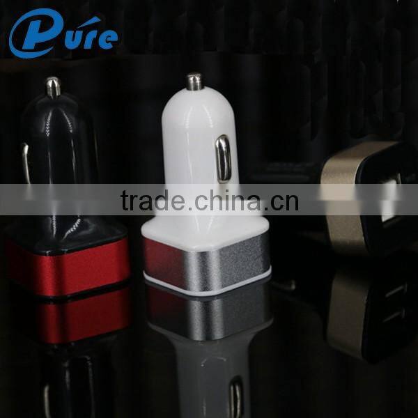 Car Charger Pure Technology Dual USB Car Charger Adapter 5V/2.1A Output for iPhone 6/6 plus for Samsung S6 and Android Devices