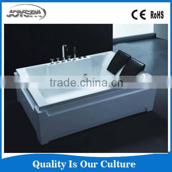 Easy clean modern simple style acrylic solid whirlpool Bathtub