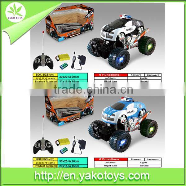 Good selling 4ch R/C toys big wheel rc car with battery