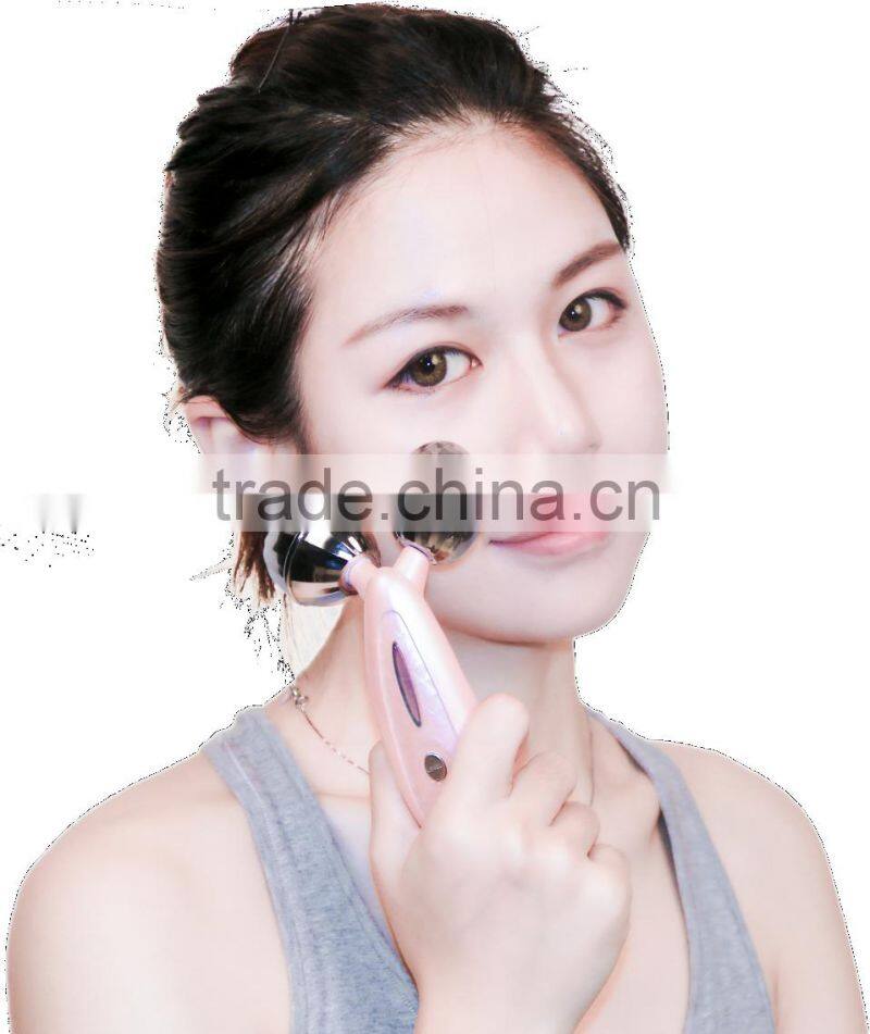 Customized 4D facial massager Slimming handheld and body slimming massage with platinum roller recharge massager machine