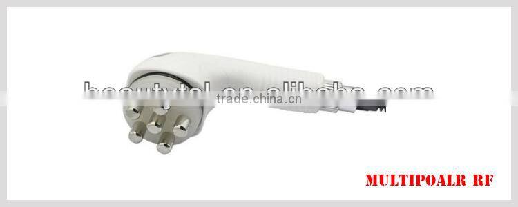 Powerful white color new type handpiece rf cavitation beautydom