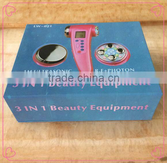 Rechargeable Battery Home Use 3-in-1 Photon IPL Galvanic Beauty Equipment