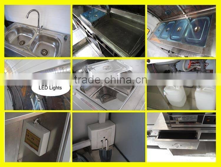 New Exporting 3.0 Long Mobile Fryer Food Cart