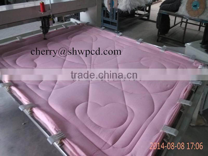 Computer quilt sewing making machine for blanket pillow davut