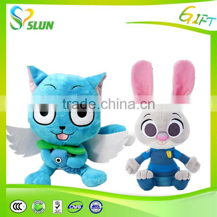 OEM ODM company mascot White T-shirt teddy bear plush toy