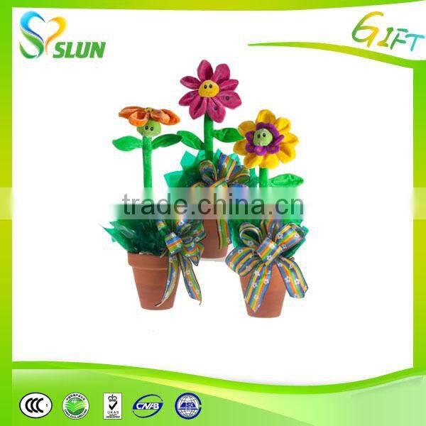 2015 Hot fashion rubber flower ballpoint pen, pen flower