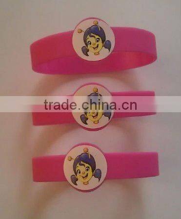 2012 Colourful Embossed Silicone Bracelet