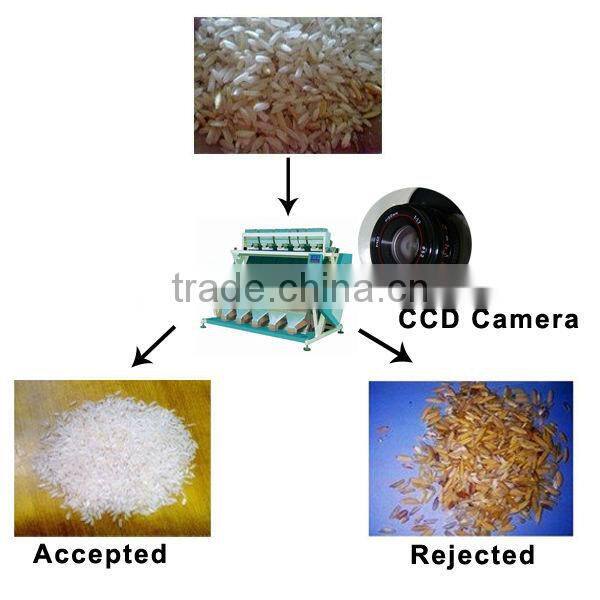 china color sorter machine /rice color sorter/ccd color sorter