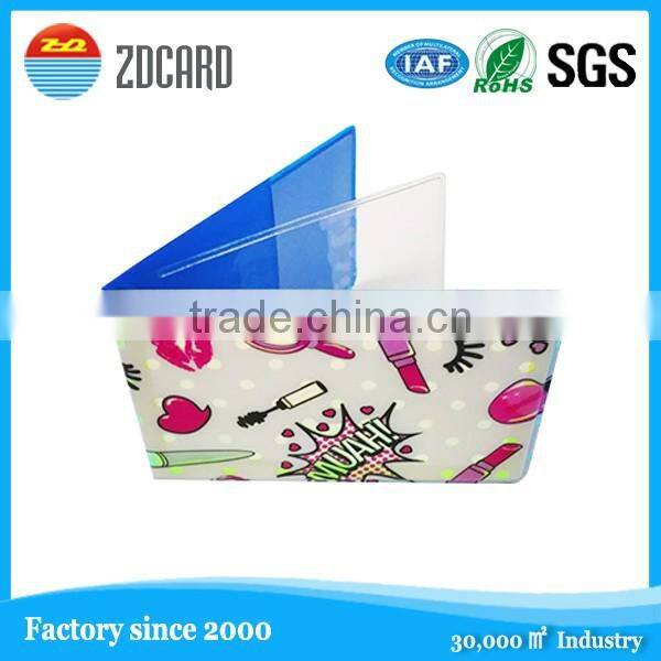 Wholesale soft PVC card holder with RFID blocking performance