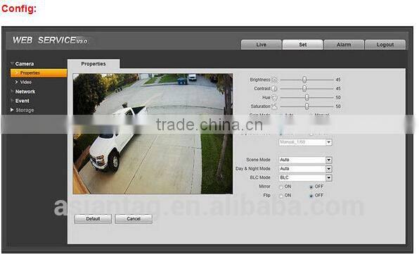 2015 Dahua 1.3megapixel 720P HAC-HFW2100B ir hdcvi camera