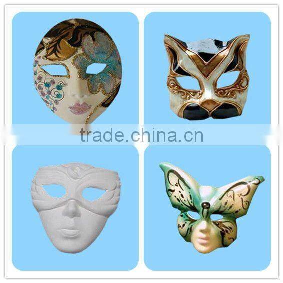 Magic Party Favor Hand-painted Ceramic Bisque Face Mask