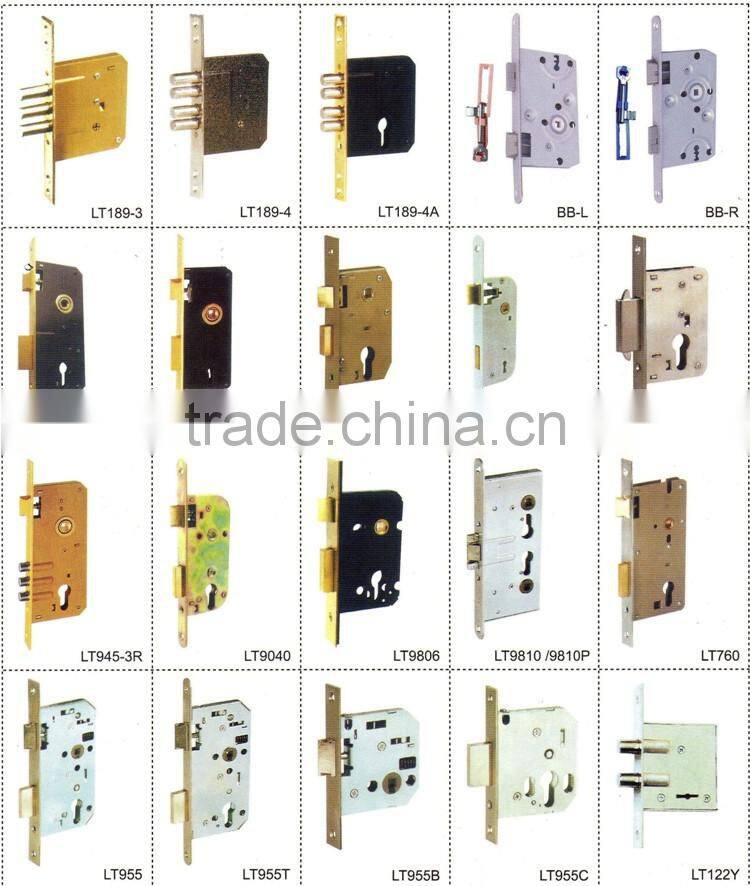 cylinder lock body, mortice lock door lock, Aluminium door lock