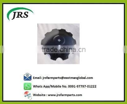 Notched harrow disc or disc plough