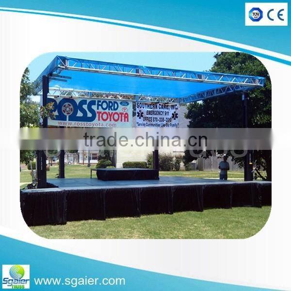 6m Wide Crank Triangular Trussing Mobile DJ Lighting Truss System
