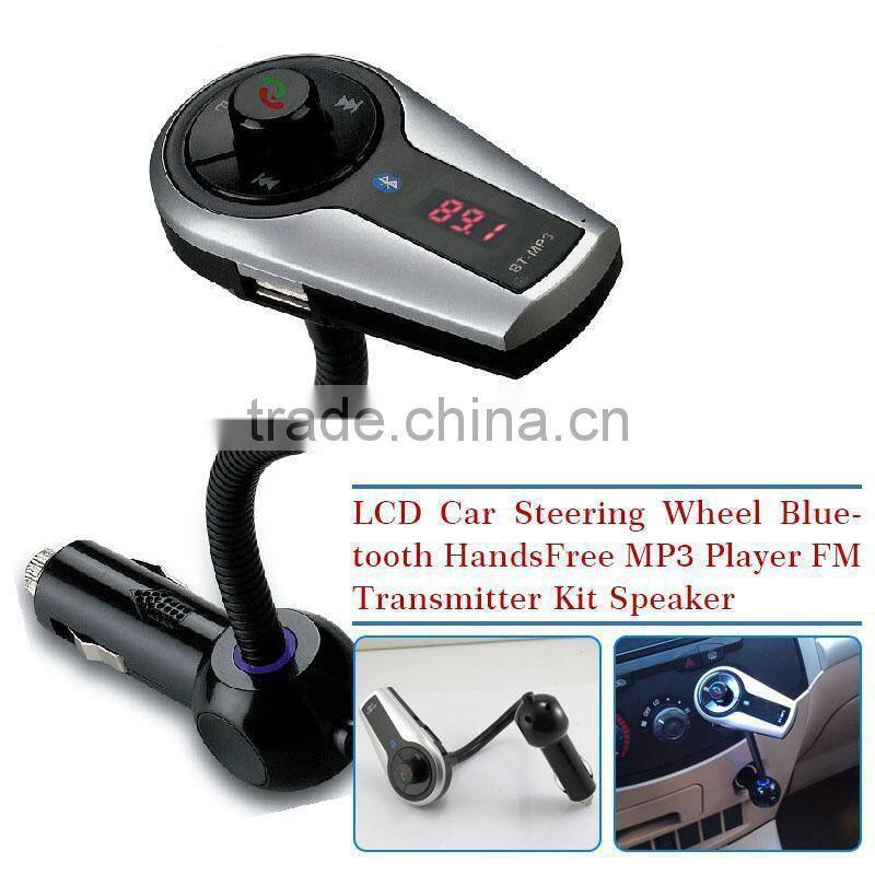 New Wireless Bluetooth FM Transmitter Handsfree Stereo Bluetooth Car Kit With A2DP/AVRCP For Ihpone Cell Phone