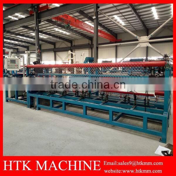 ISO9001 Manufacturer Automatic Chain Link Fence Making Machine/Diamond Mesh Weaving Machine