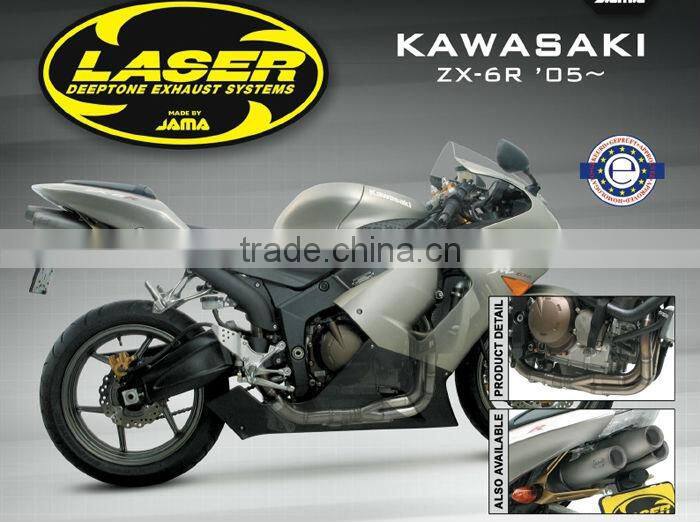 For KAWASAKI ZX-6R/ RR 2005-2006 Motorcycle Exhaust Pipe LASER "X-treme" Exhaust System