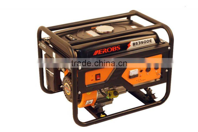 BSGE3500E Knife model Chongqing China AEROBS Protable Electrical Gasoline Generator Prices
