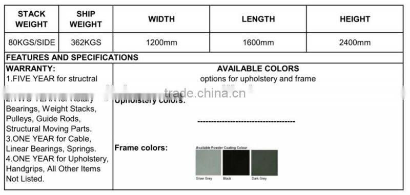 BW-005A Functional Trainer/multi functional trainer/intergrated Gym trainer/fitness equipment/ for body building