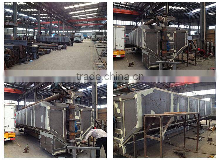 Dongfeng 8*4 bulk fodder discharge truck, 32cbm bulk fodder delivery truck, 15.3 ton bulk fodder carrier for sale