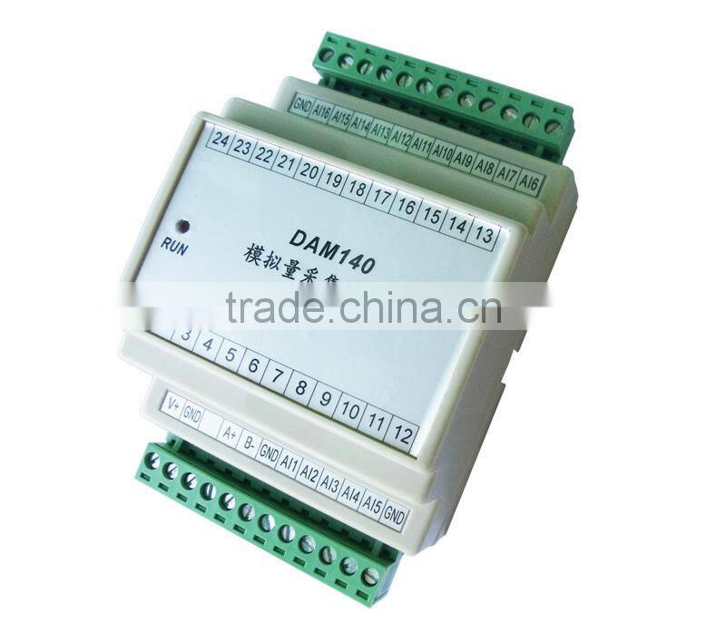 Power monitoring module 16-Channel 4-20 map Analog inputs Module DAM140 support MODBUS protocol connect to SCADA