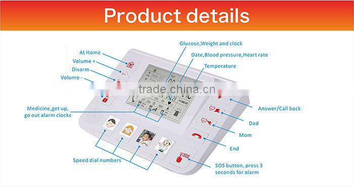 Medical alert System, elderly care monitoring system products
