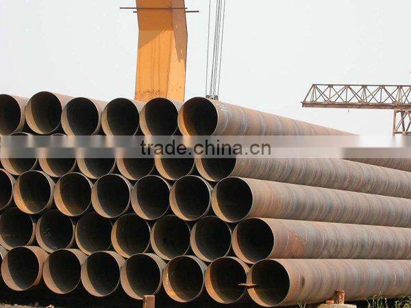 Spiral weld steel pipe