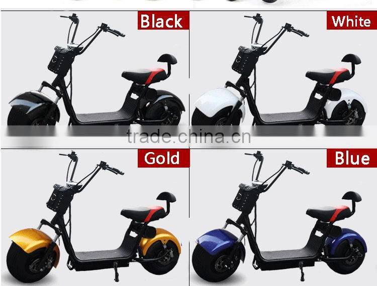 Leadway 60v 800w harley electric scooter e-scooter citycoco with handle bar(L16-08a)