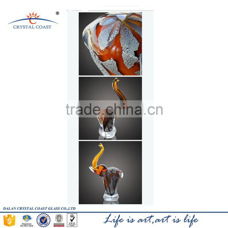 antique elephant statues; murano souvenir glass elephant;elephant ornaments gifts