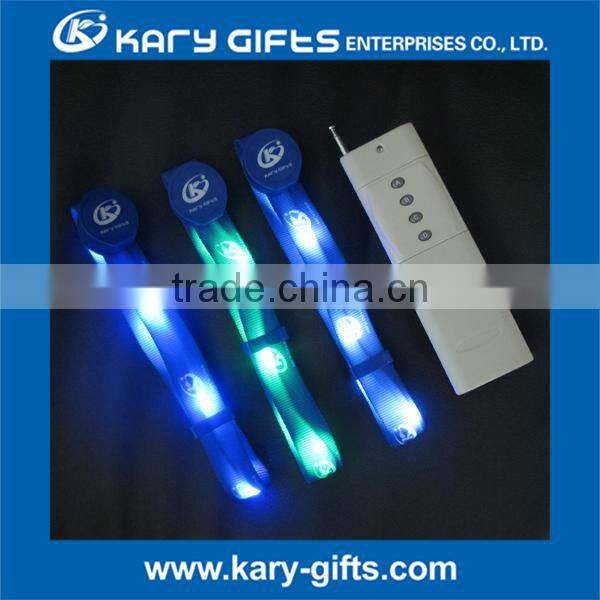 Flashing music sound led bracelet-sound activated led bracelet