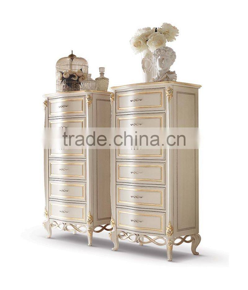 Luxury Antique 6 Drawers Cabinet, French Style Cabinet