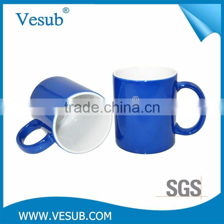 11 Oz Ceramic Hot Sale Custom Imprintable Super Quality Color Changing Mug